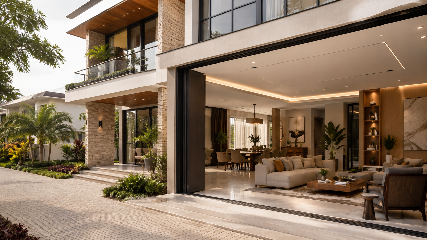 Contemporary residential building concept